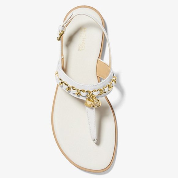 MICHAEL KORS ELSA LEATHER SANDAL 6 - Picture 5 of 10